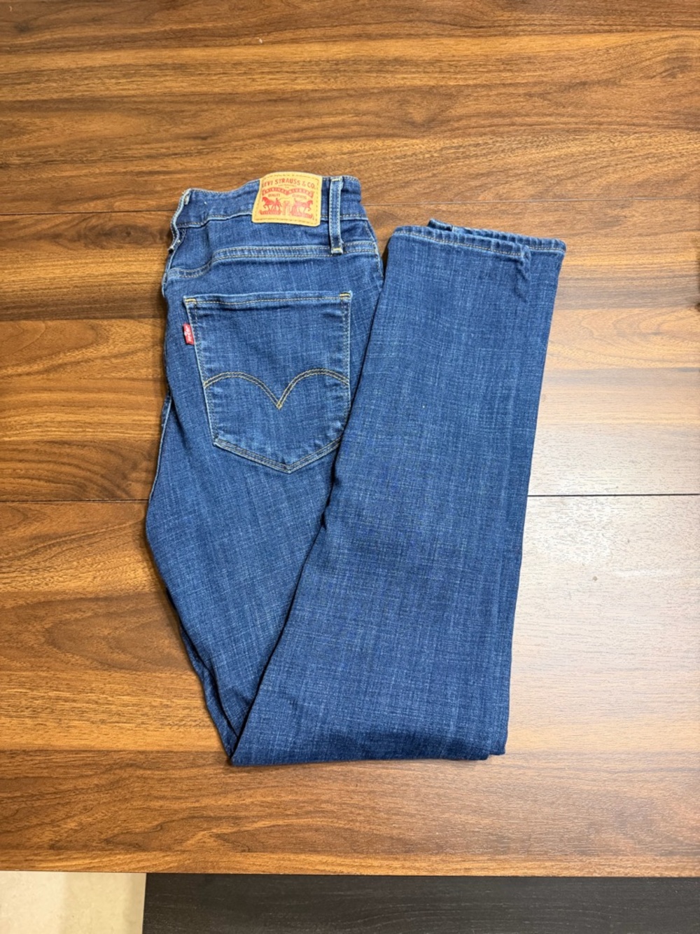 Levi's Indigo Blue Slim Straight Jeans